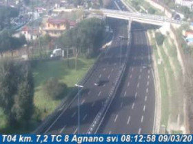 Obraz podglądu z kamery internetowej Agnano - Traffic T04 - KM 007,2